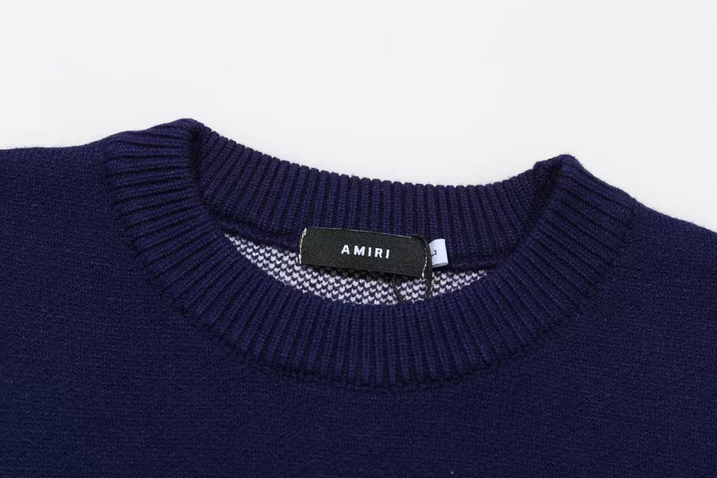 New letter jacquard sweater