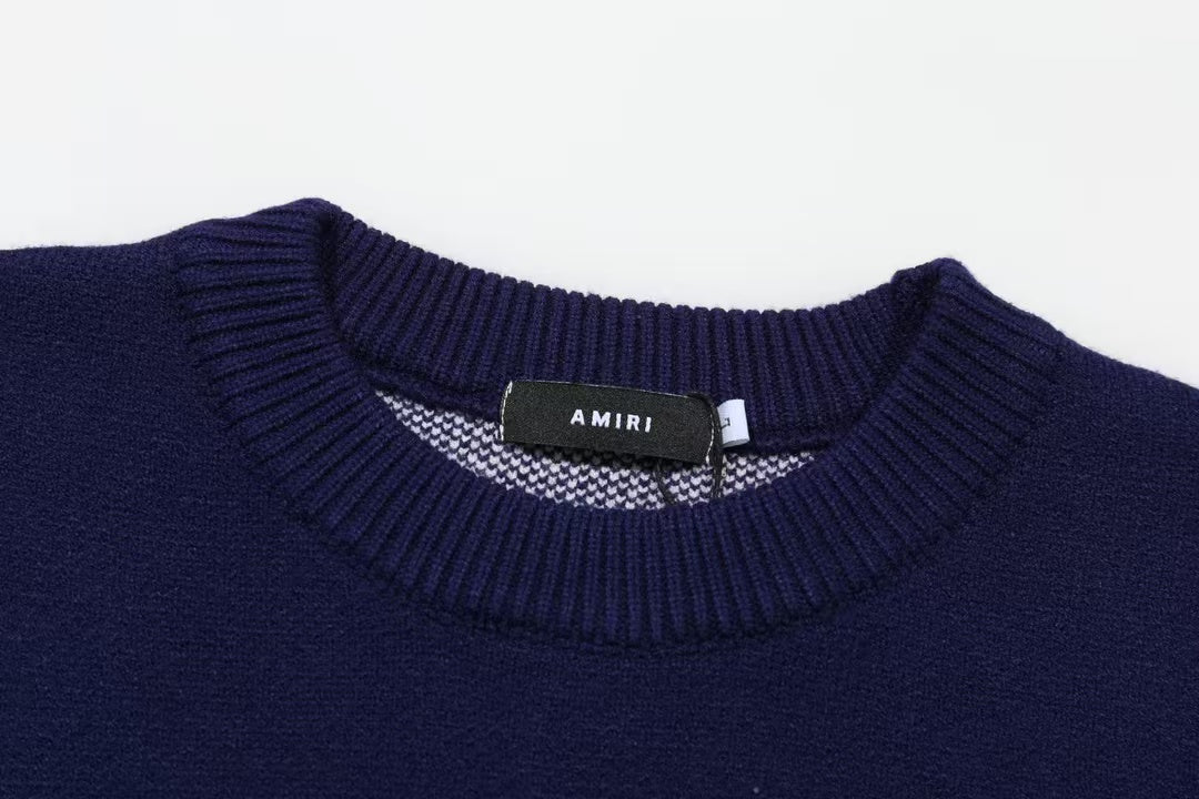 New letter jacquard sweater
