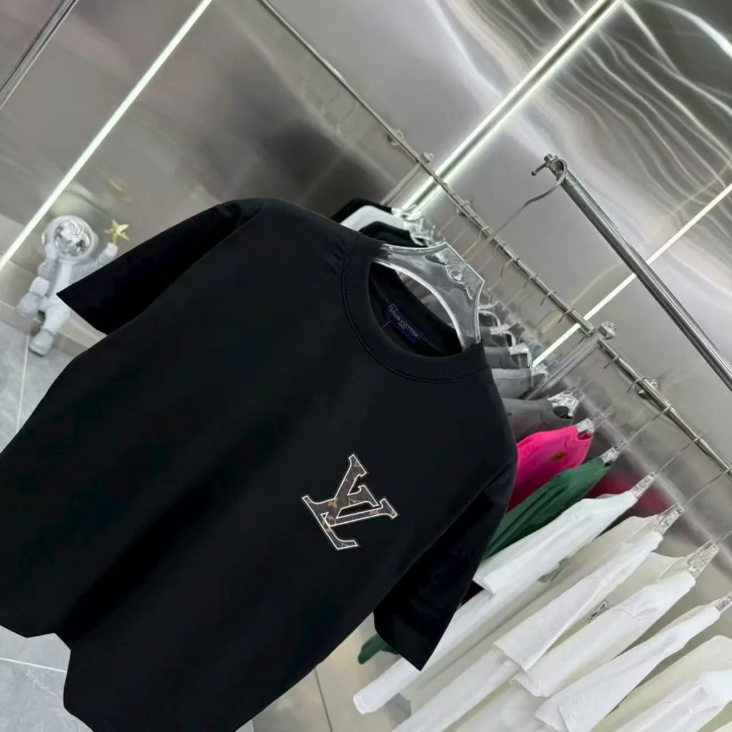 New jacquard short sleeved T-shirt