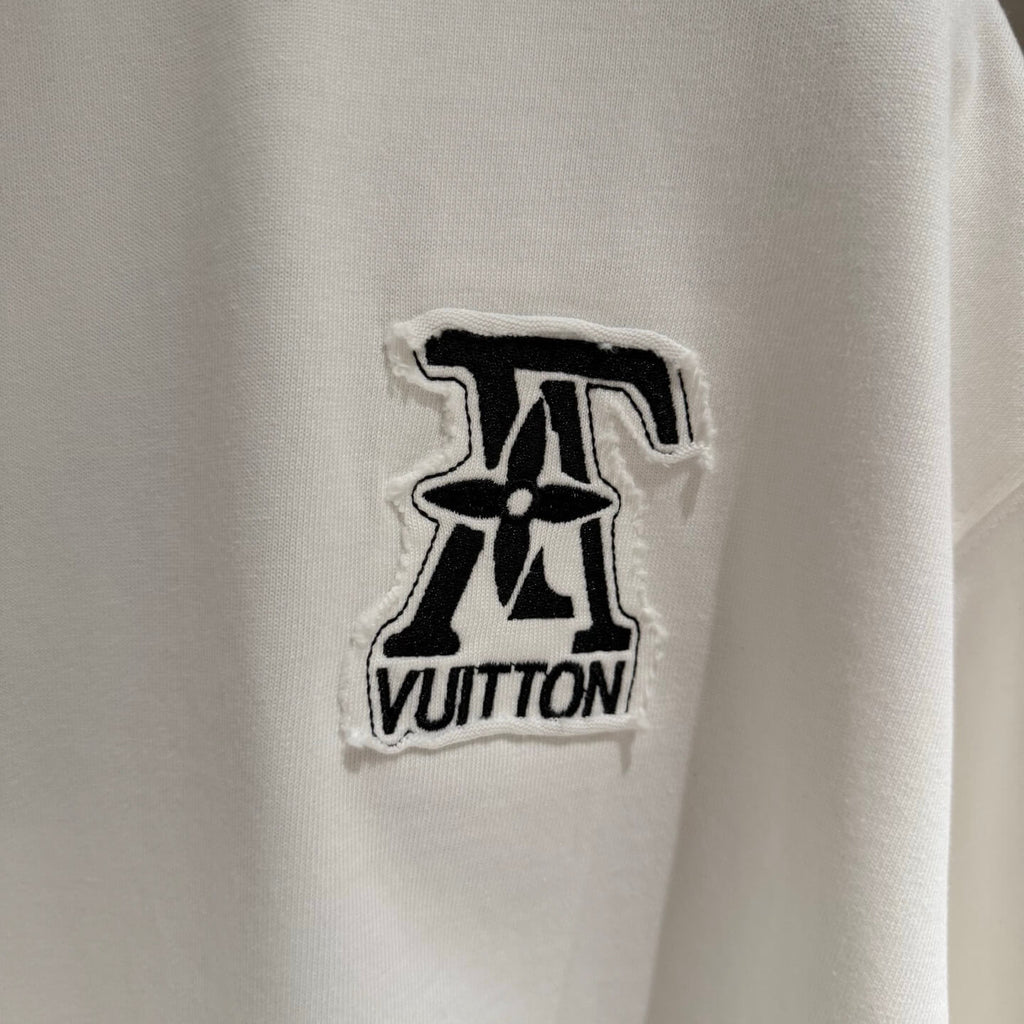 Vintage Letter Patch T Shirt