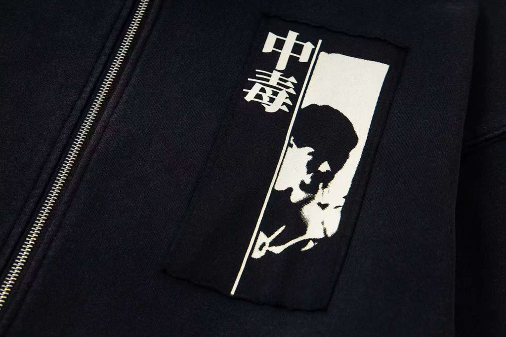 New patch printed jacket