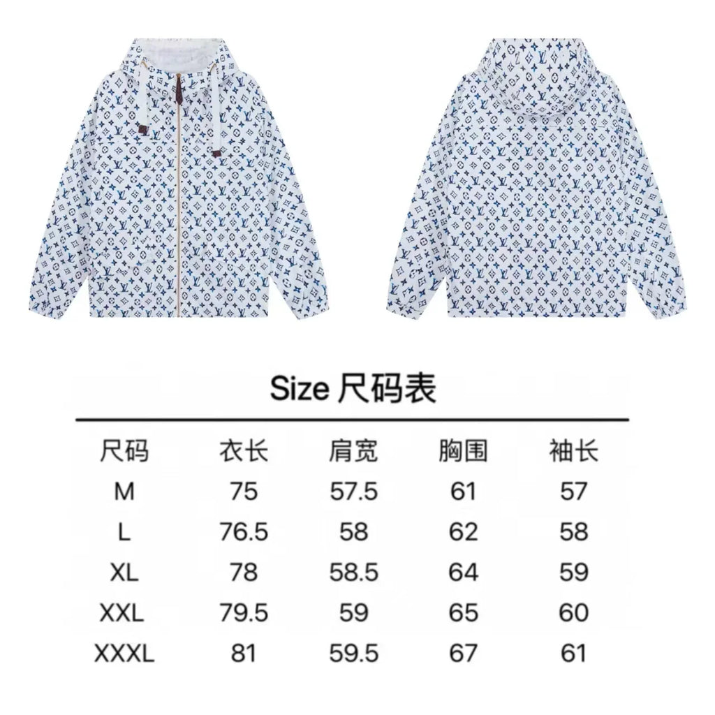 New fully printed hooded jacket