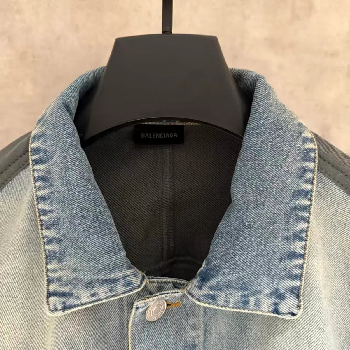 New spliced denim jacket