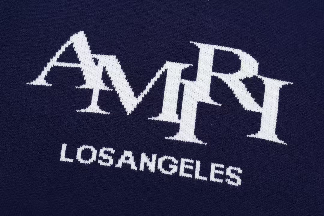 New letter jacquard sweater