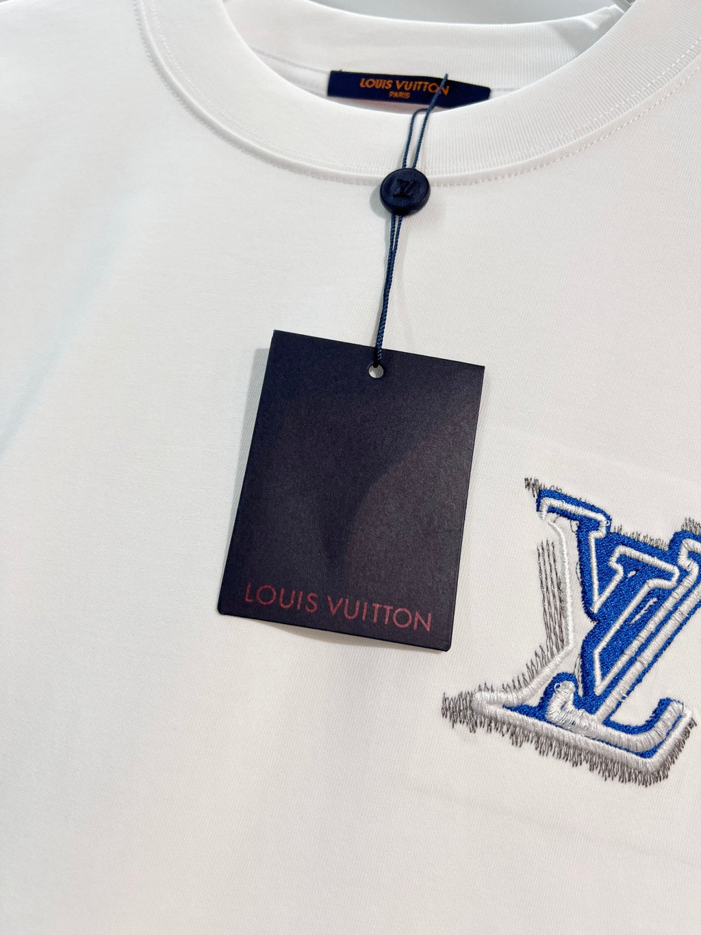 Heavy Industry Layered Embroidered Letter T-shirt