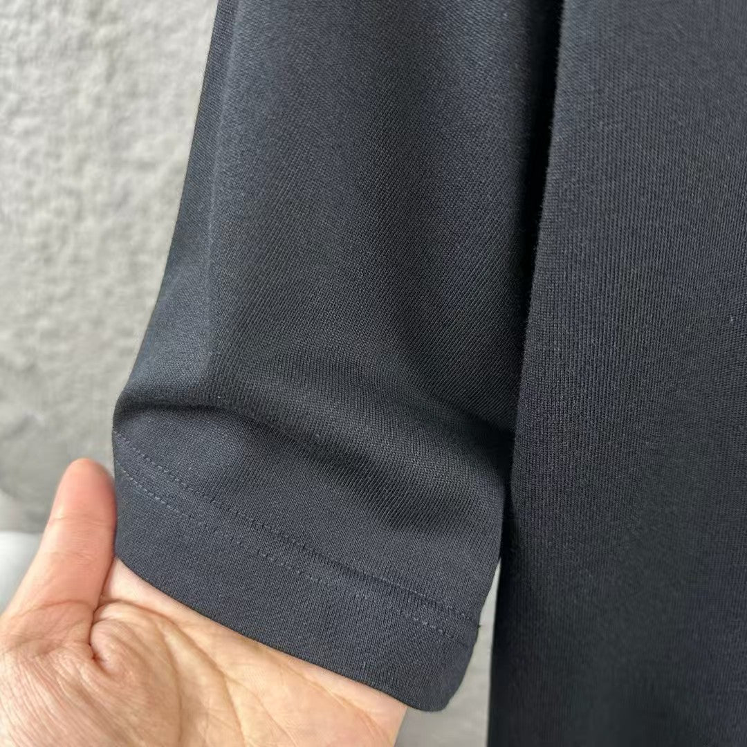 New letter simple embroidered T-shirt
