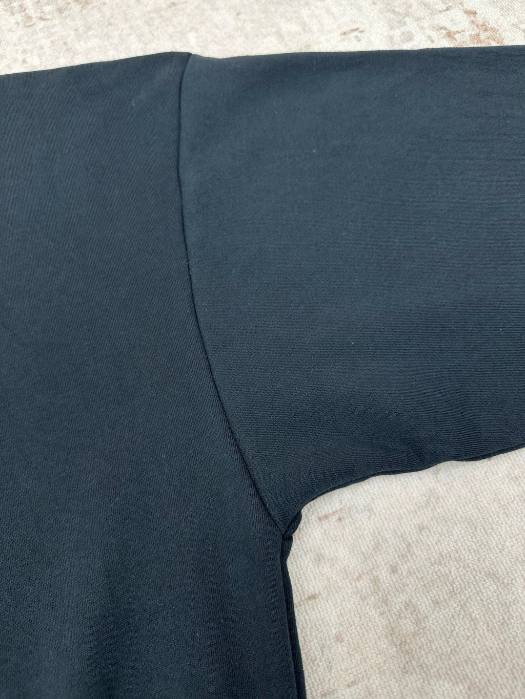 Embroidered Hoodie with Falling Shoulders