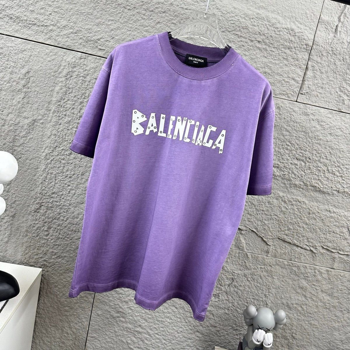 Hot stamping+hot drilling process pure cotton fabric short sleeved T-shirt for both men and women