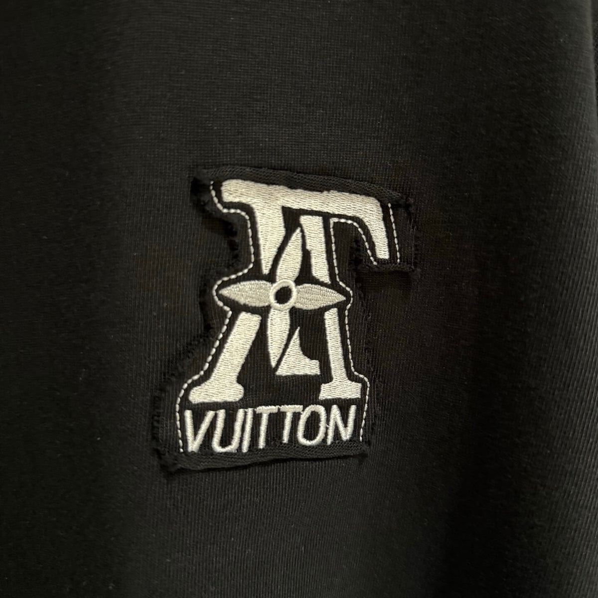 Vintage Letter Patch T Shirt