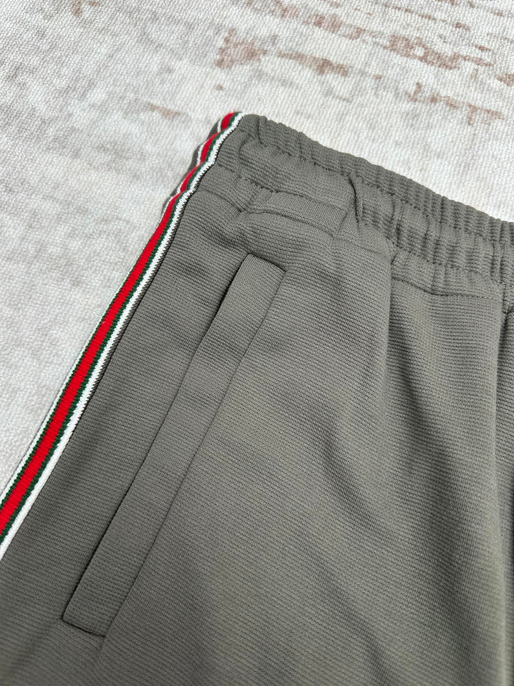 Cotton jacquard embroidered casual shorts