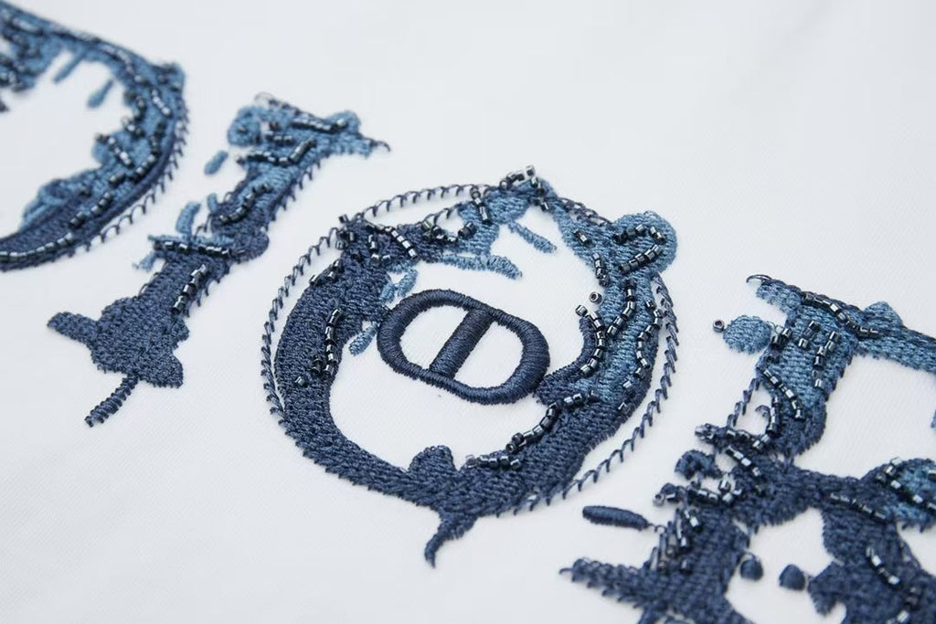New Embroidered Short Sleeves