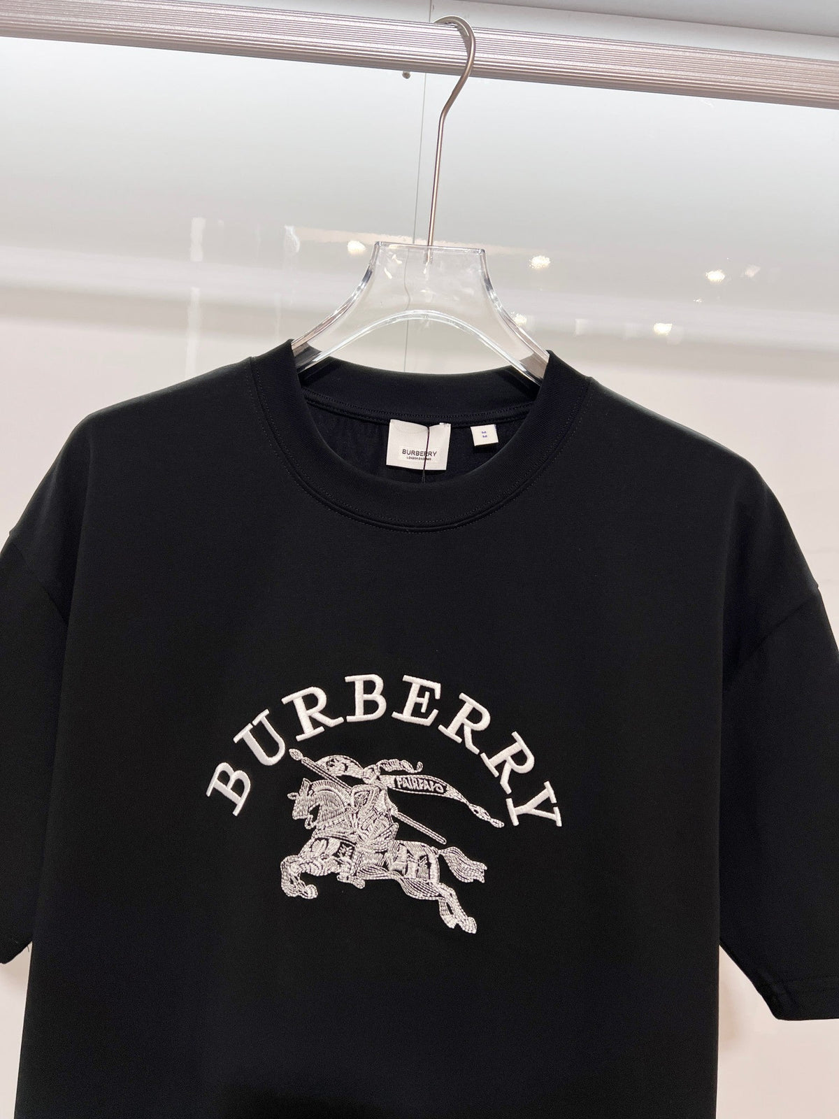 Embroidered T-shirt with 10000 stitches in front and back