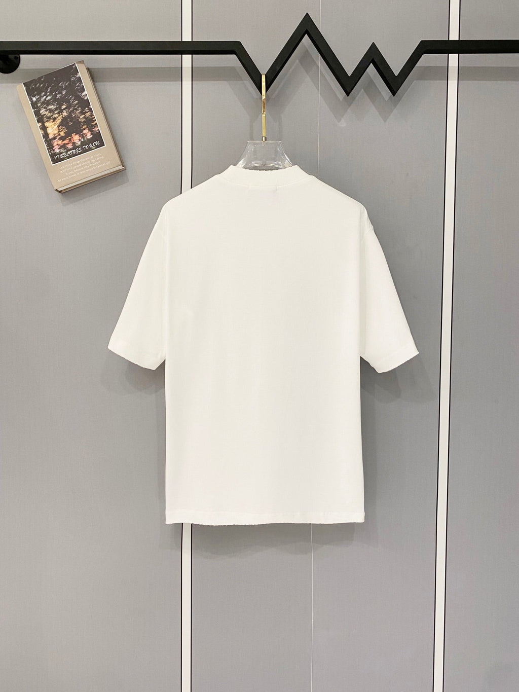 Classic letter printed pure cotton T-shirt -9