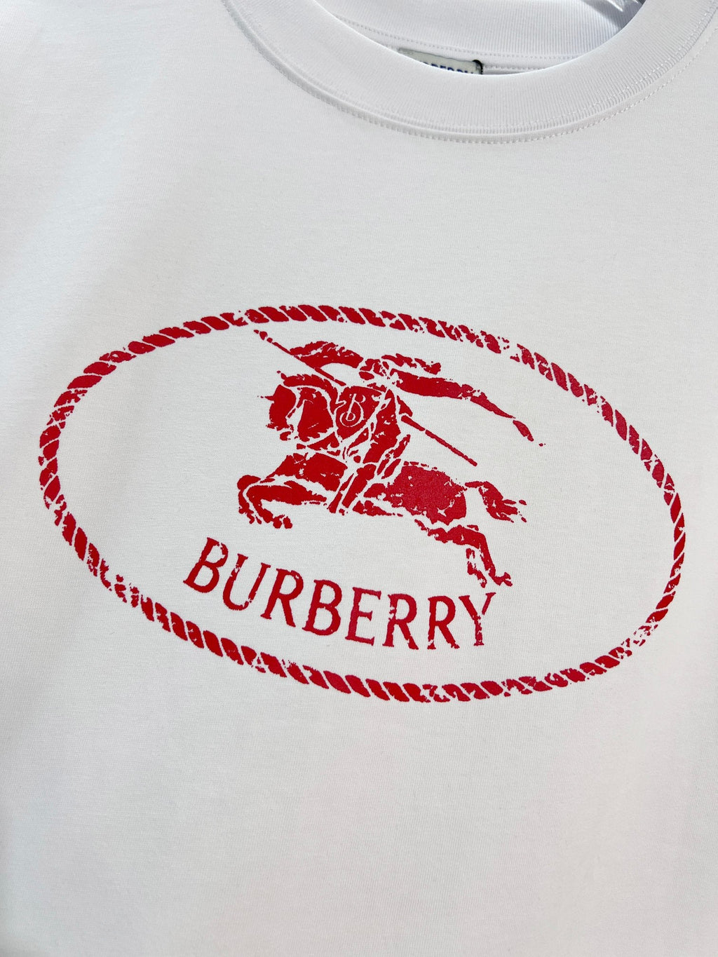 New digital printed red T-shirt