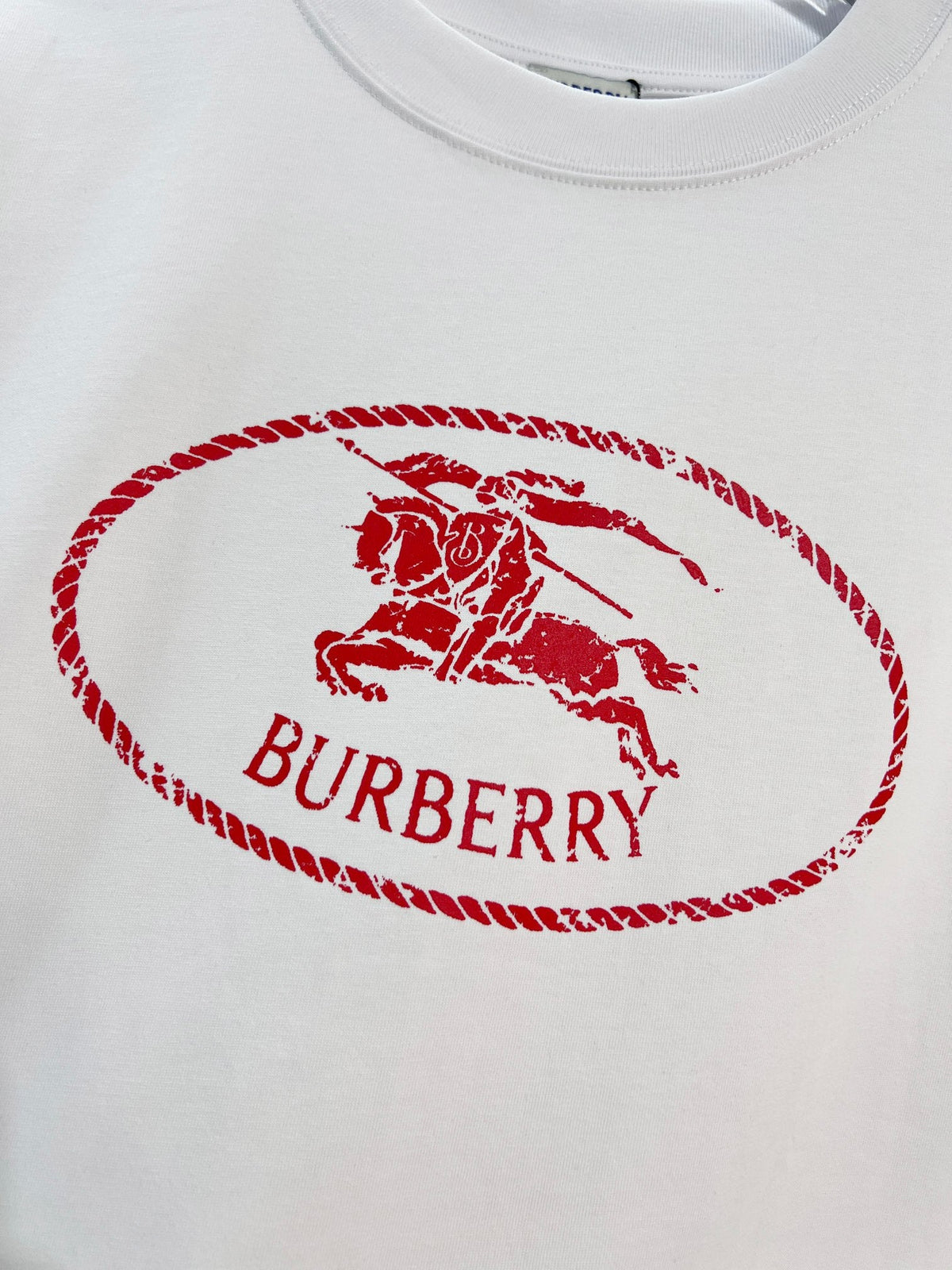 New digital printed red T-shirt