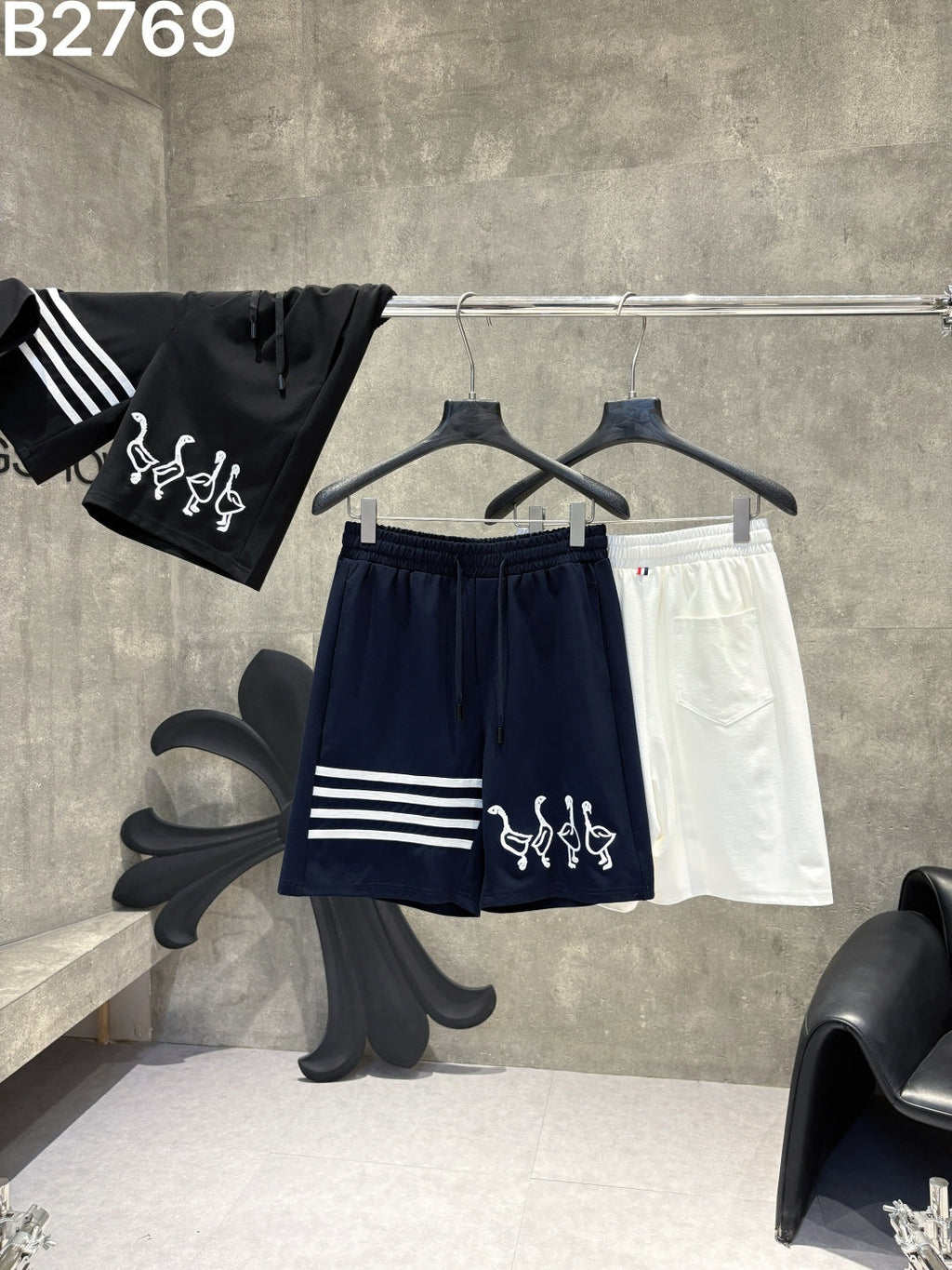 New Knitted Zhe Bian Shorts -3