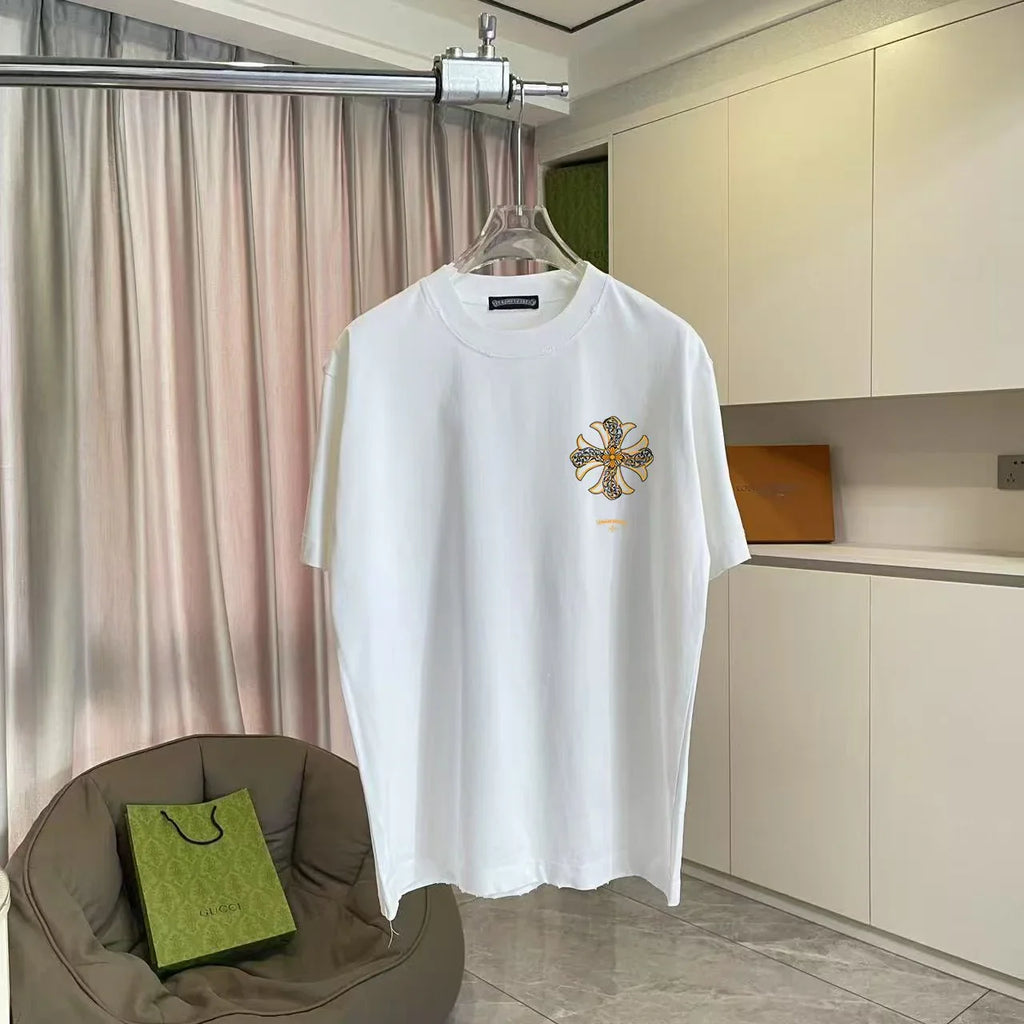 New Cross printed short sleeved T-shir