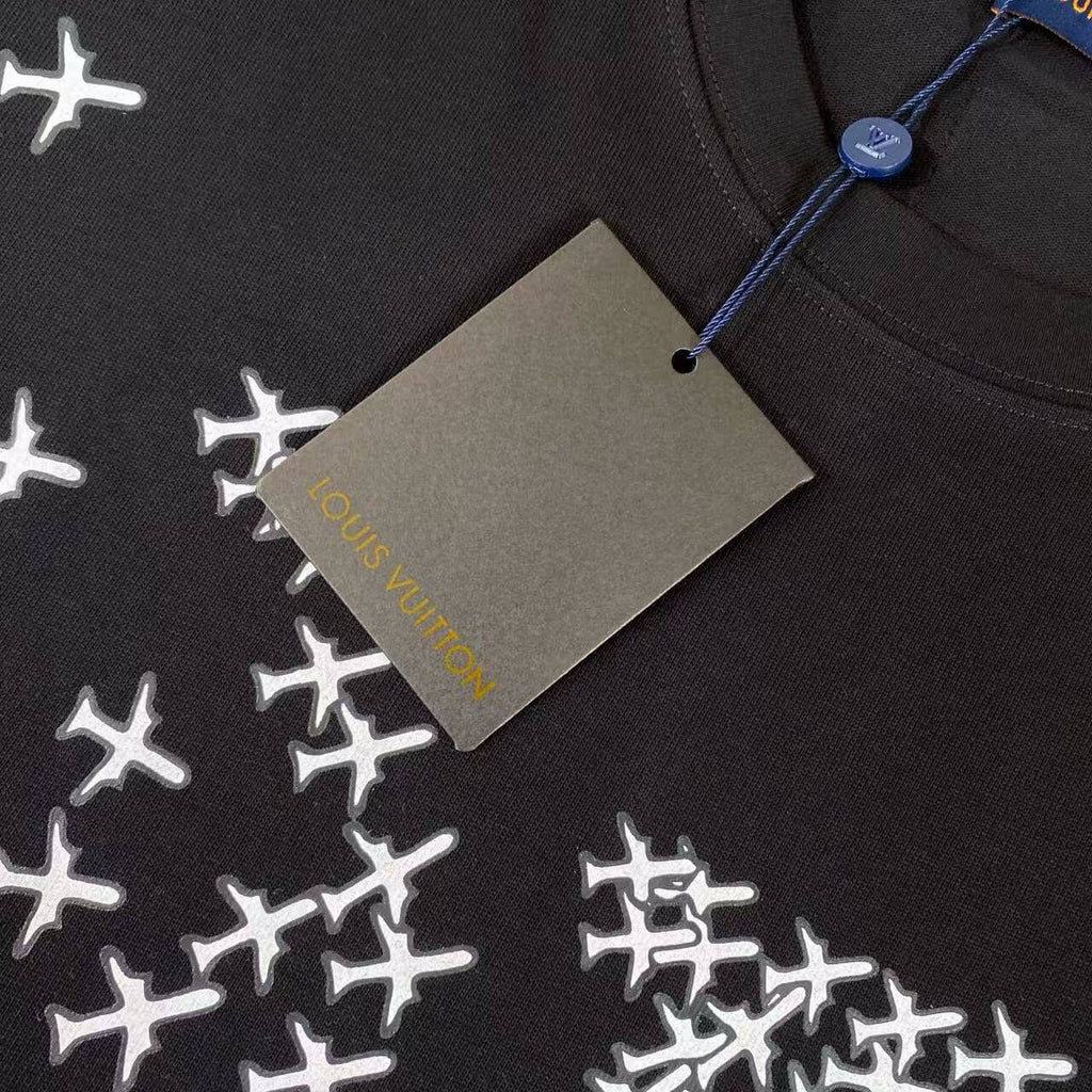 Airplane Print T-Shirt