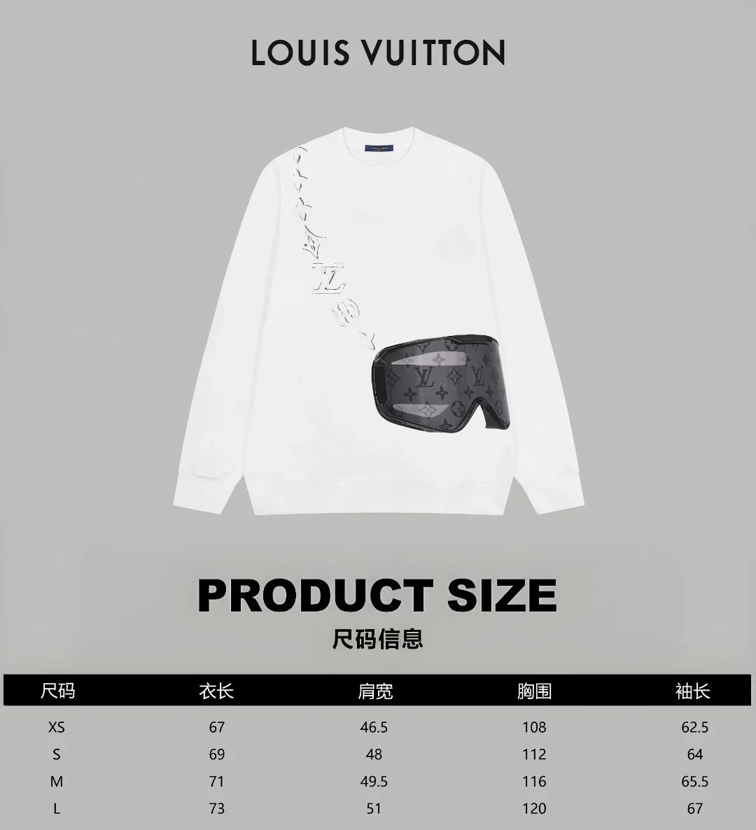 Printed looped long sleeved hoodie