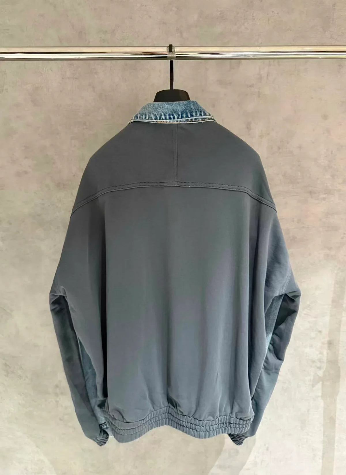 New spliced denim jacket