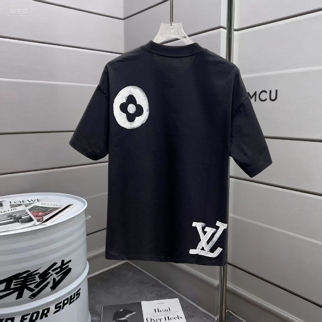 Loose hand drawn T-shirt -10