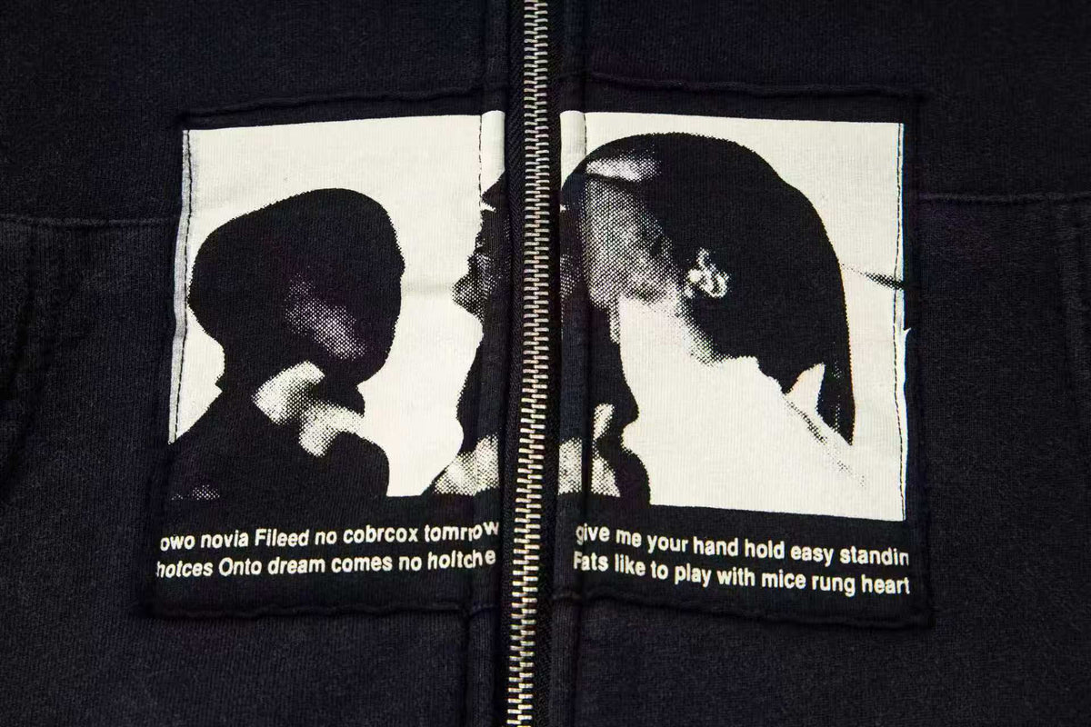 New patch printed jacket
