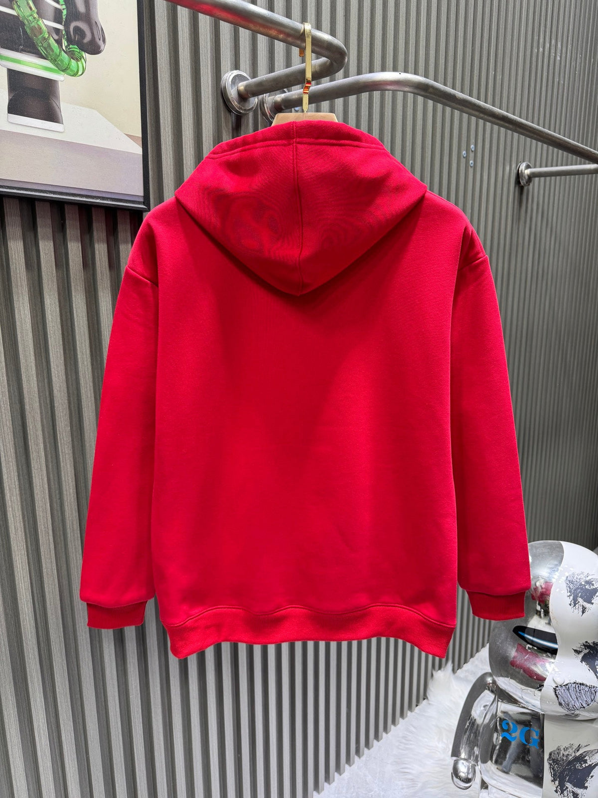 Double stranded cotton hoodie