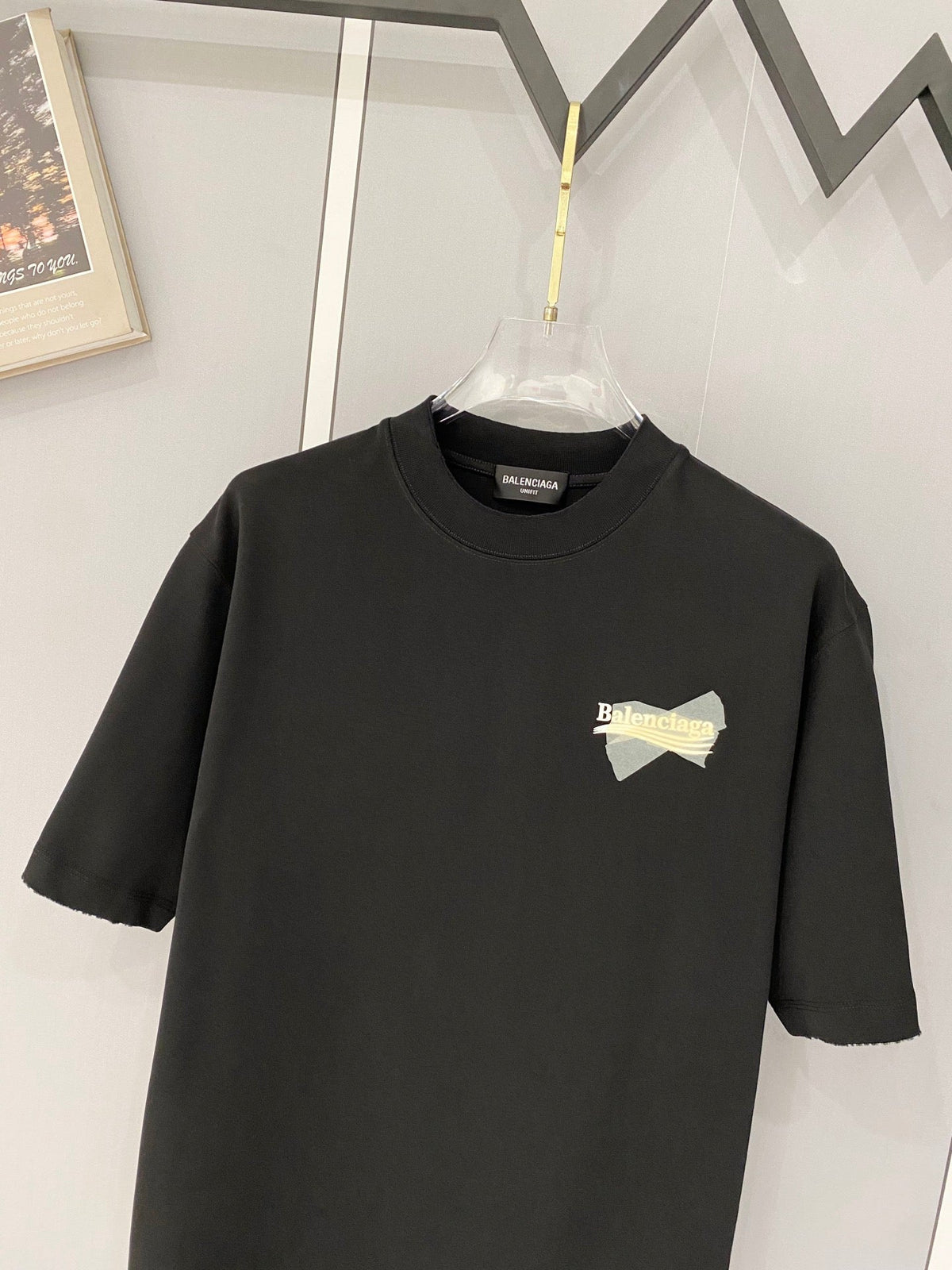 Classic letter printed pure cotton T-shirt -5