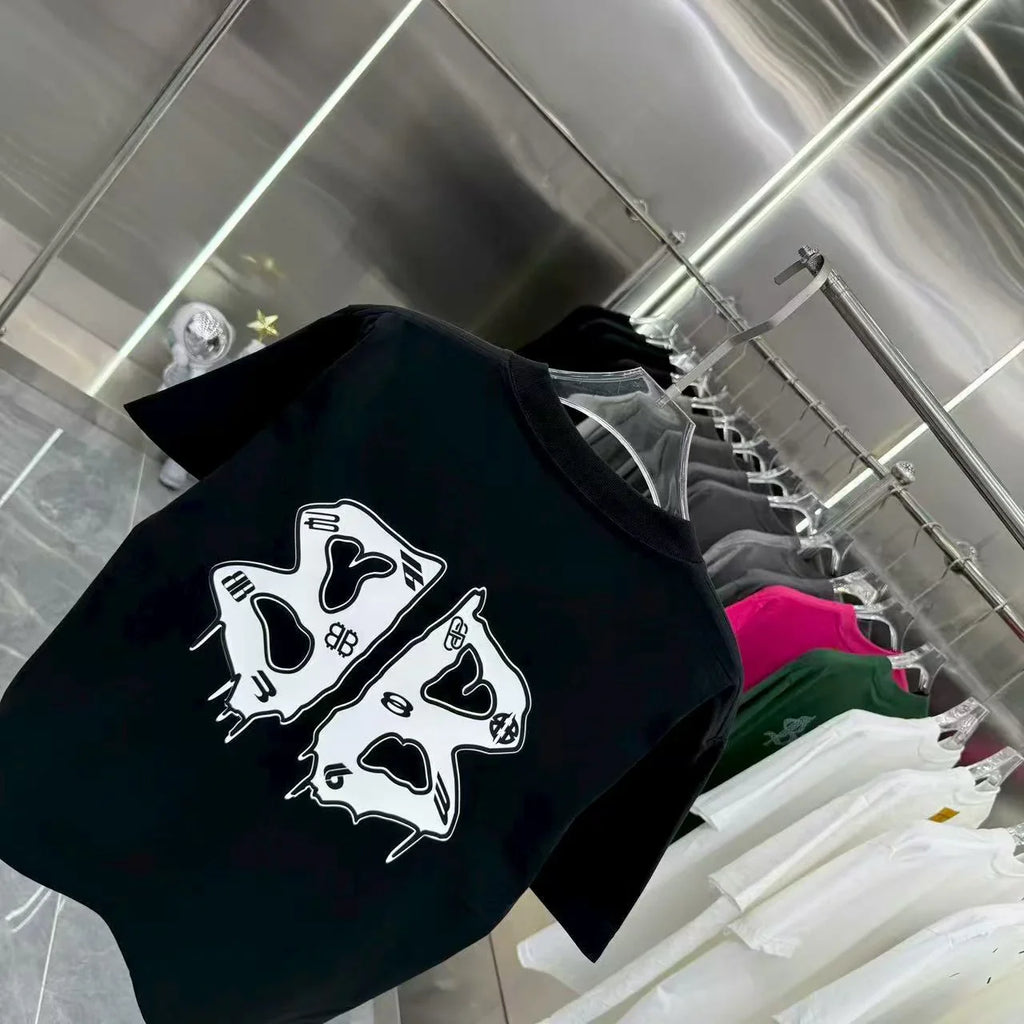 New flocking short sleeved T-shirt