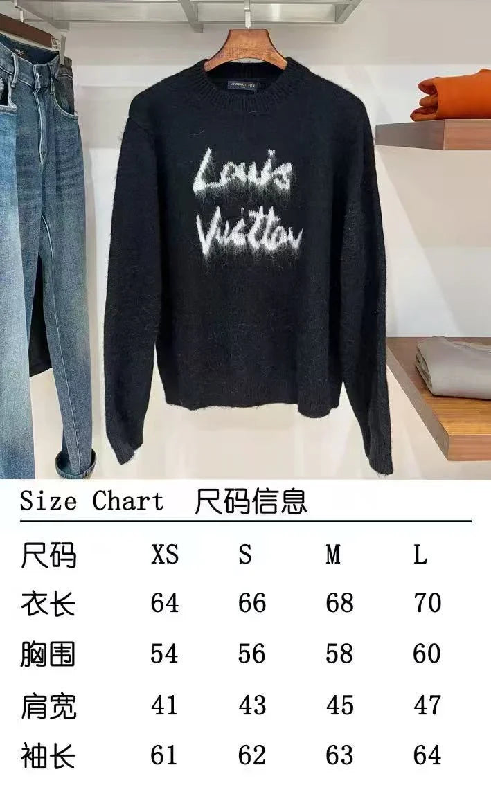 New mohair jacquard sweater