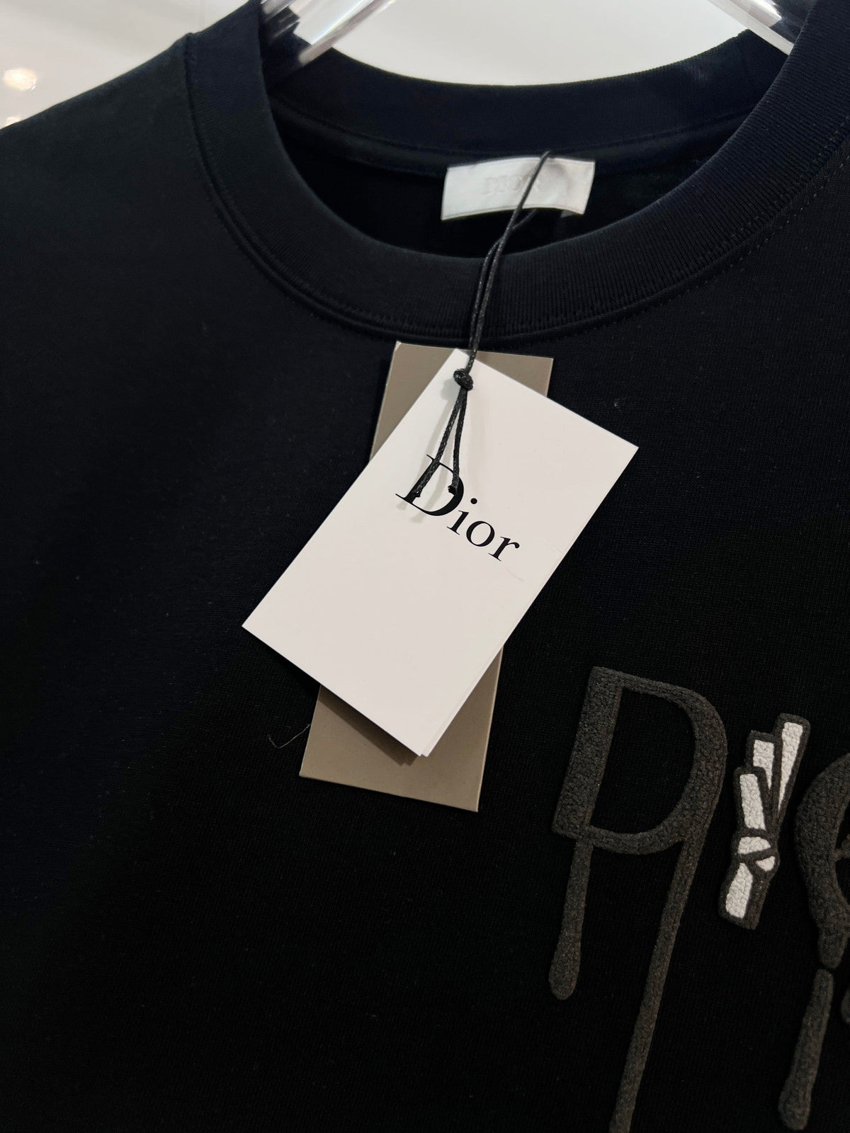 New snow velvet embroidered logo short sleeved shirt