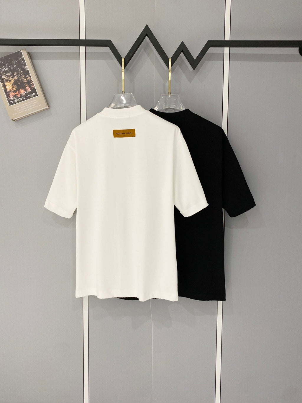 Classic letter printed pure cotton T-shirt -014