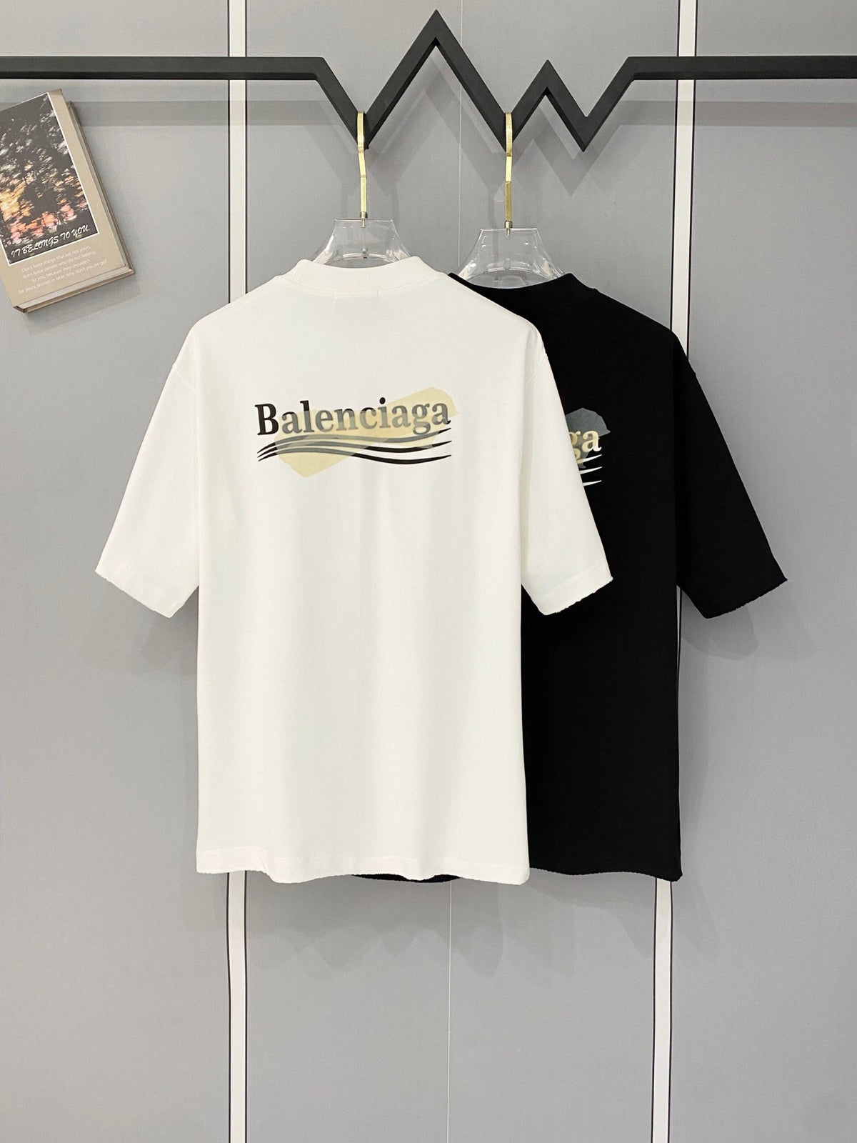 Classic letter printed pure cotton T-shirt -5
