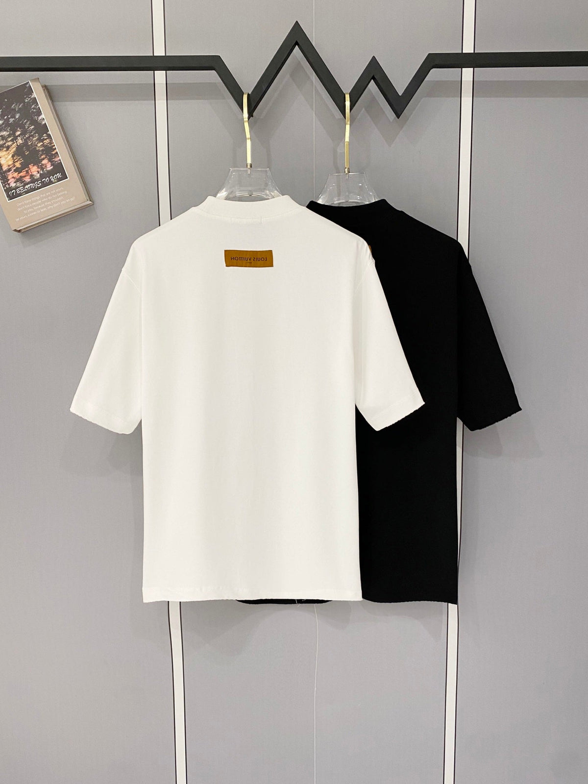 Classic letter printed pure cotton T-shirt -010