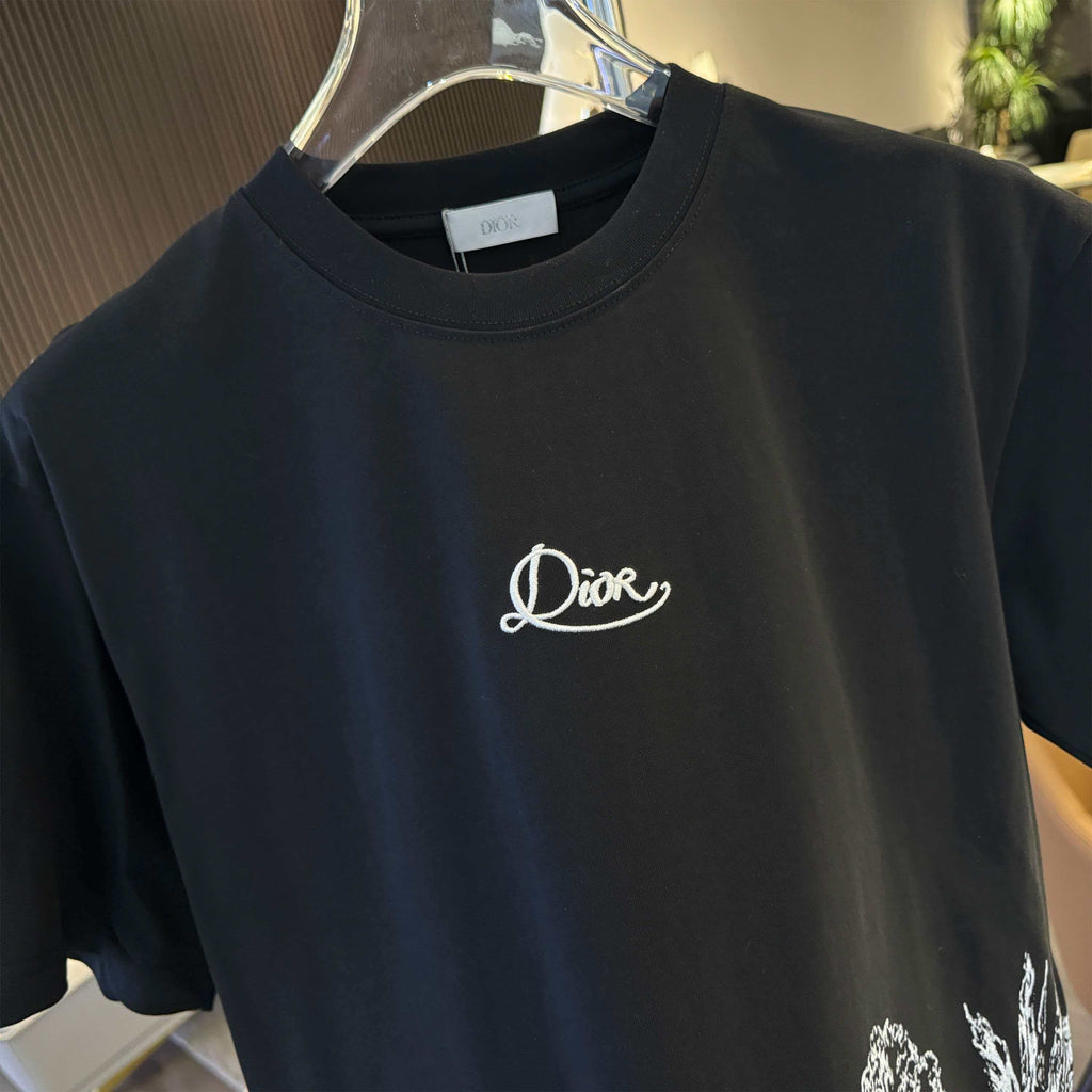 26ss new embroidered short sleeved shirt