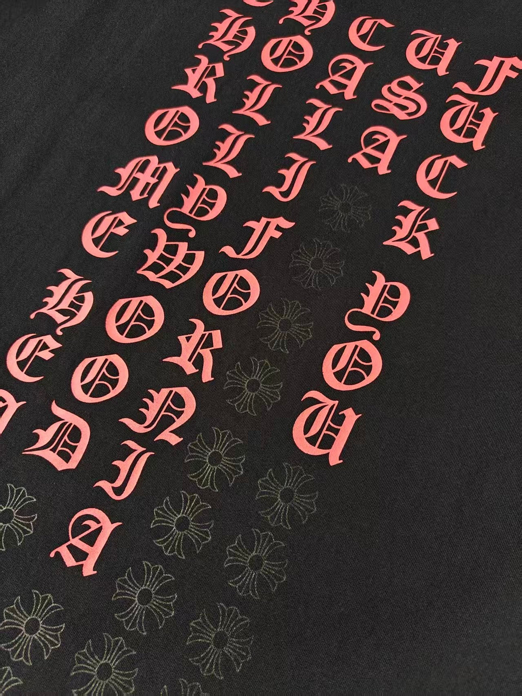 Ink hand printed T-shirt