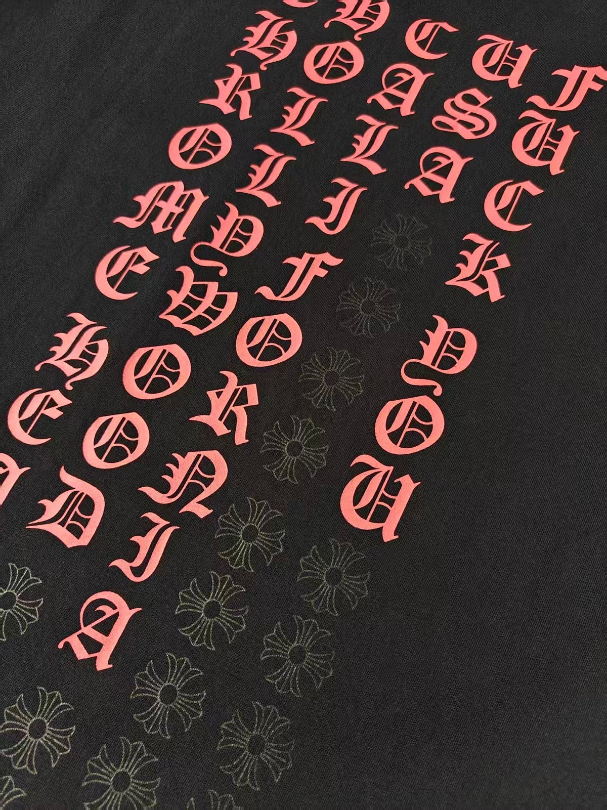 Ink hand printed T-shirt