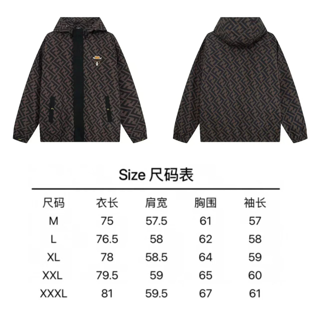 New embroidered hooded jacket