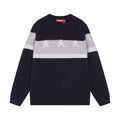 New chest striped jacquard sweater