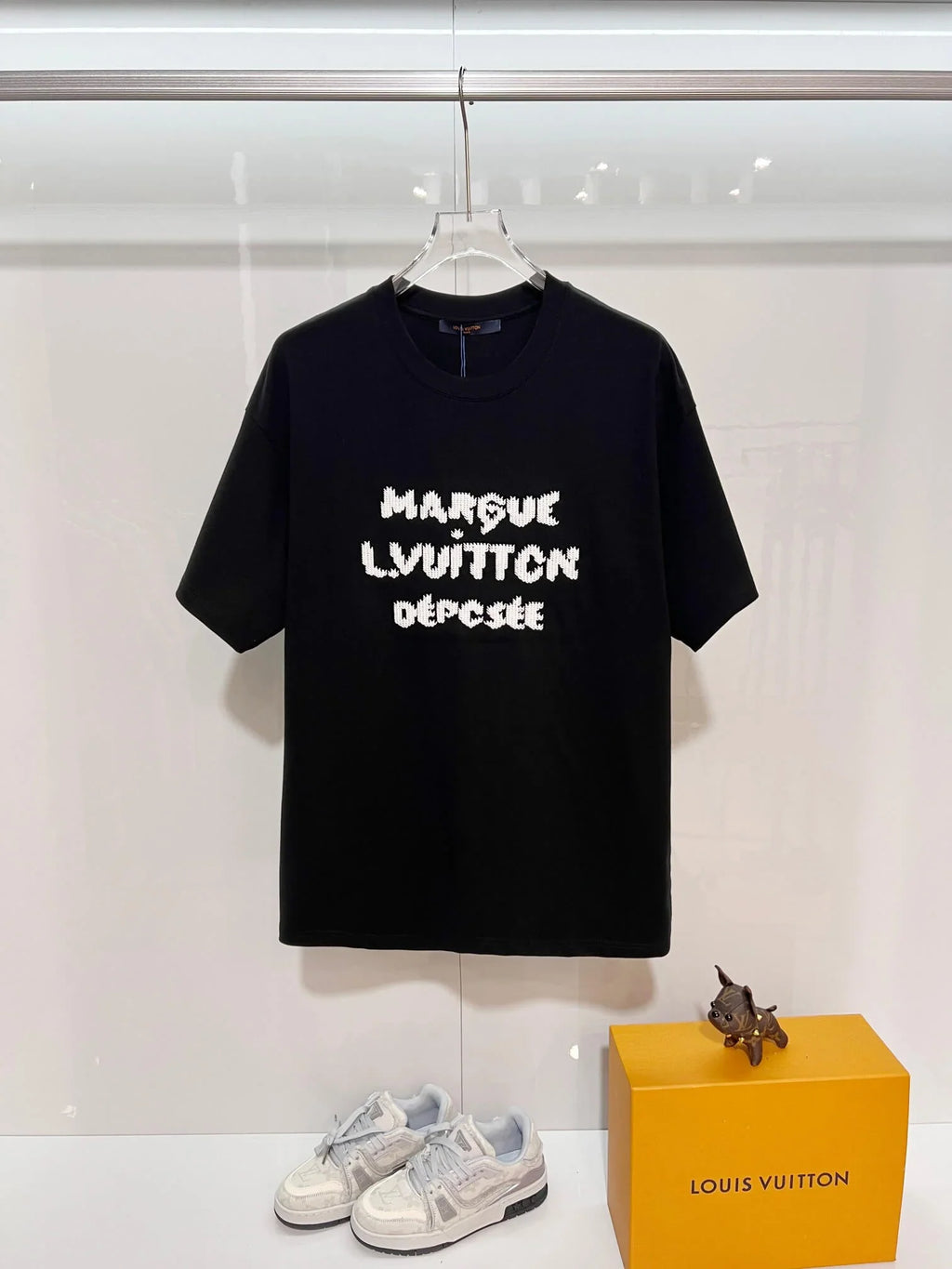 Heavy Embroidery Chest T-Shirt