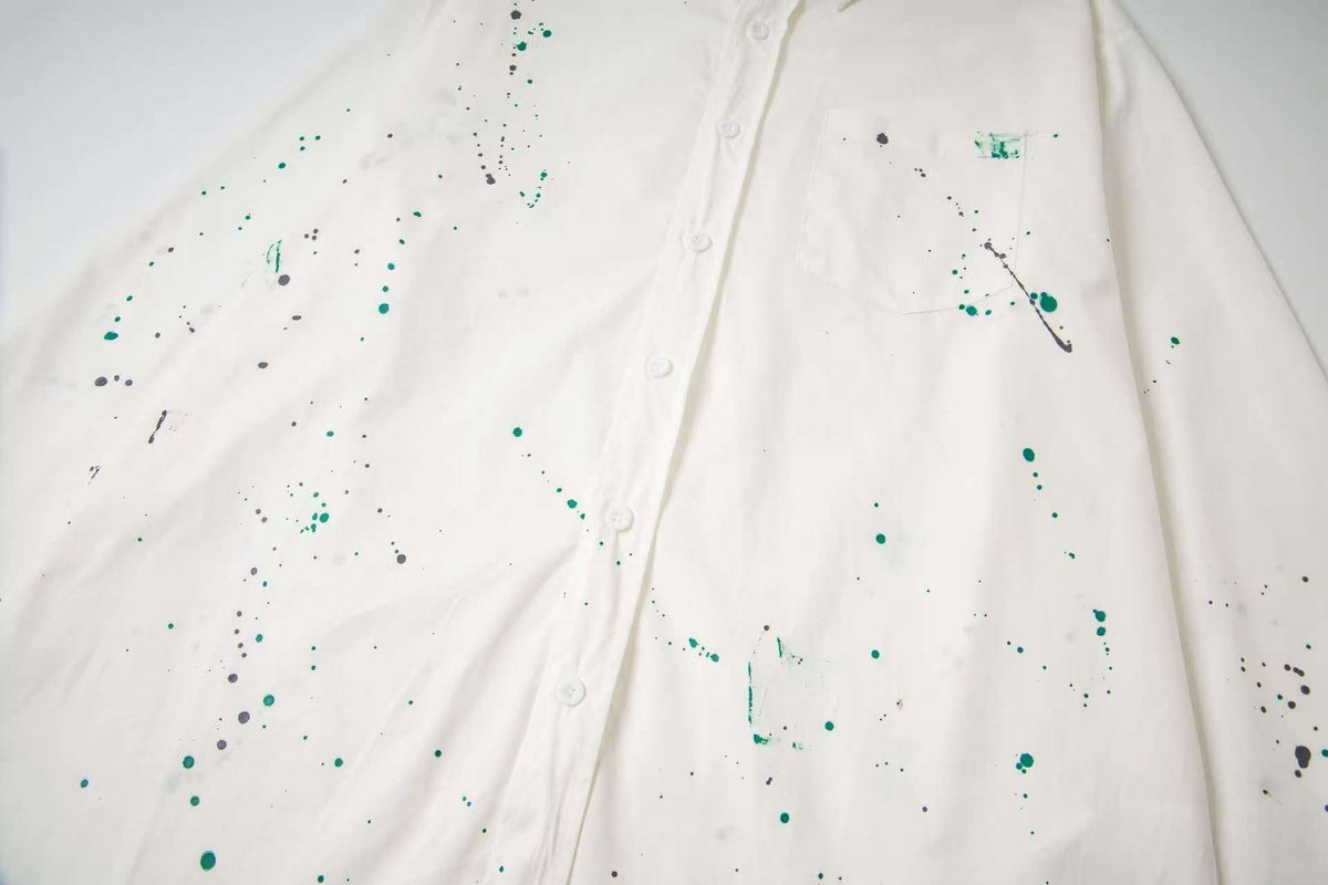 New splashed ink shirt