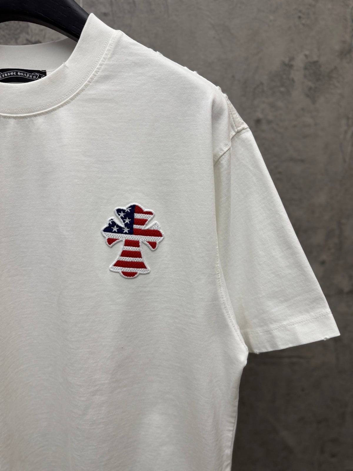 3D Hollow Embroidered Short Sleeve