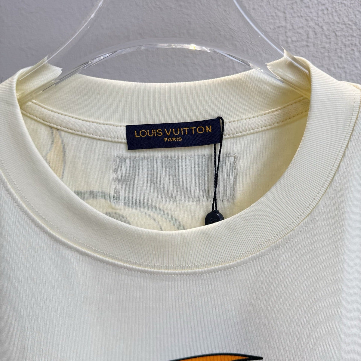 Flame printed round neck short sleeved shirt