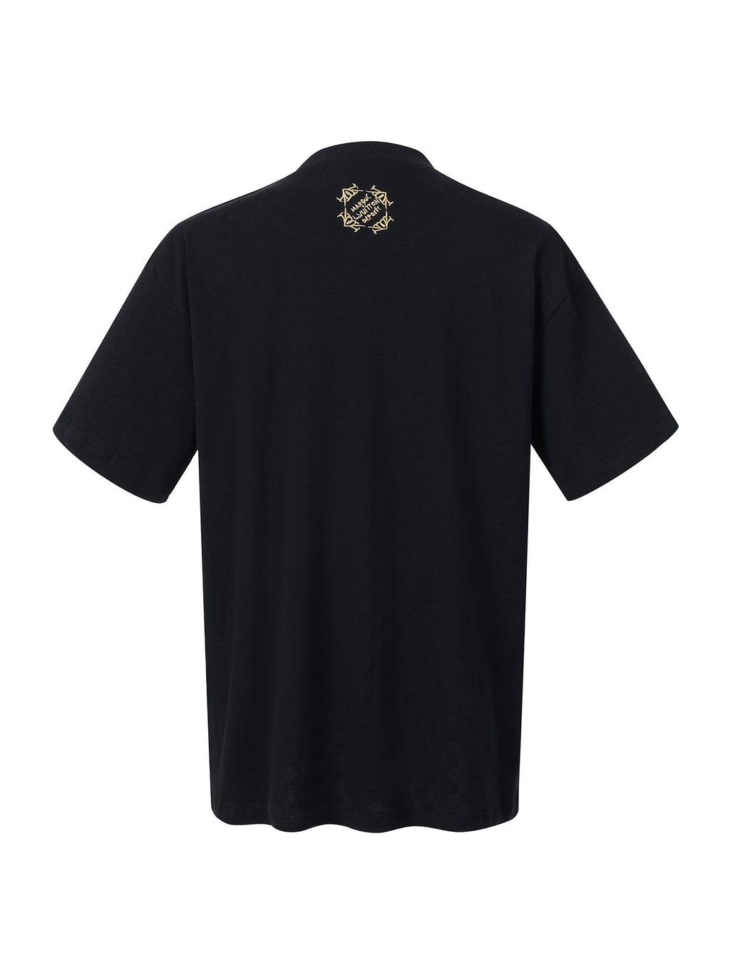 Beaded gold embroidered T-shirt