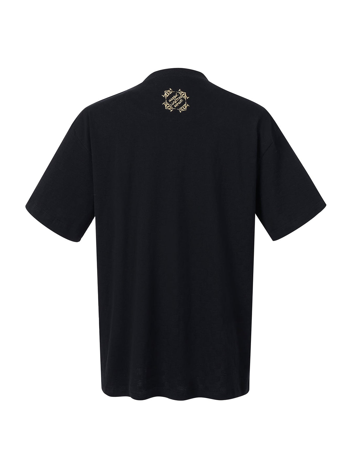 Beaded gold embroidered T-shirt
