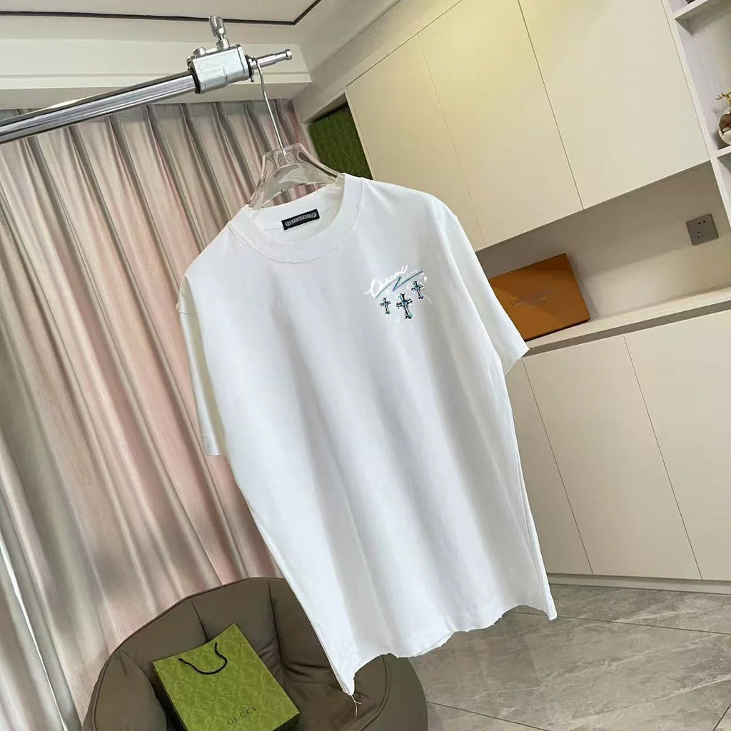 Printed short sleeved t-shirt