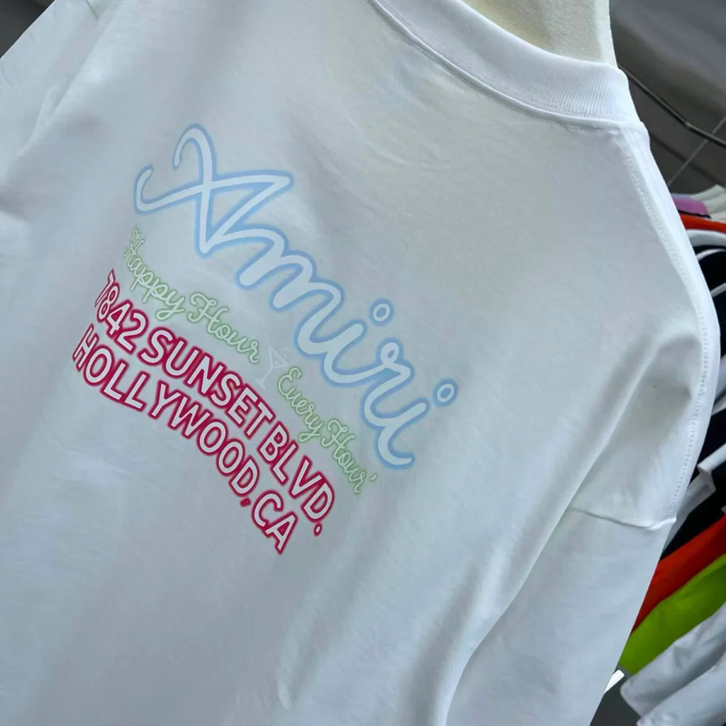 New printed short sleeved T-shirt
