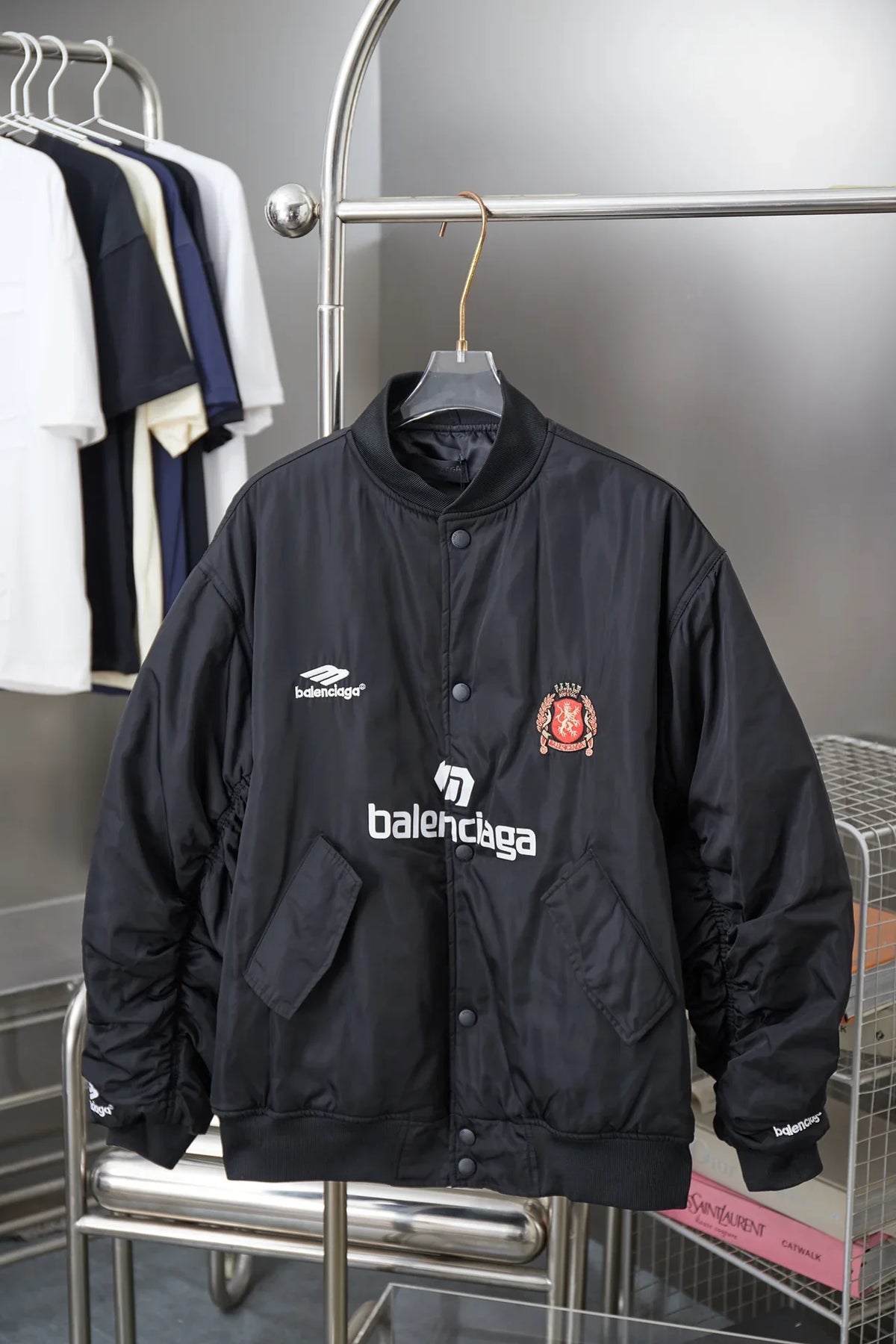 Embroidered baseball flying cotton jacket