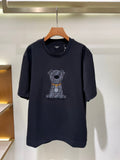 Hot selling embroidered short sleeved T-shirt
