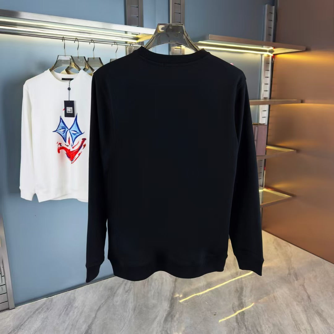 New printed bow sweatshirt